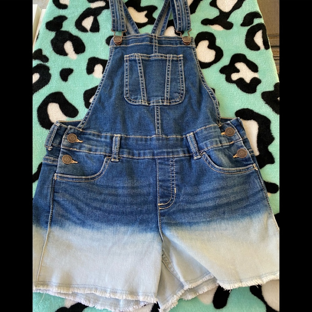 Justice Ombré Denim Overalls girls 12